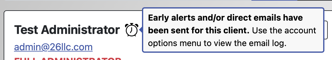 Early Alert Icon